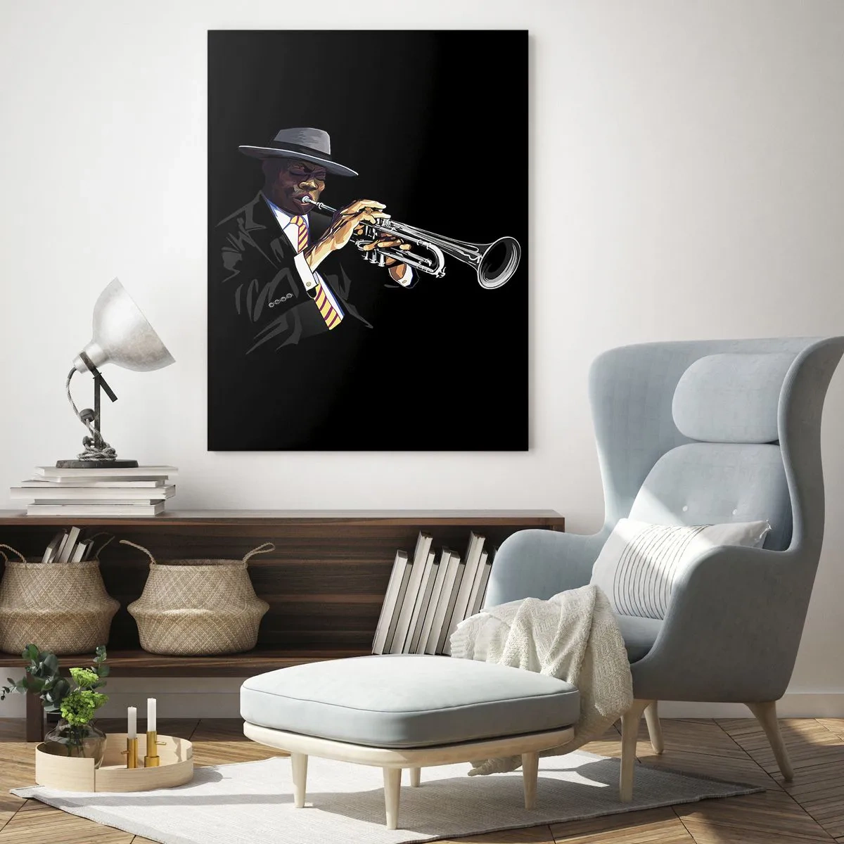 Billede på glas - Gammeldags charme - 80x120 cm