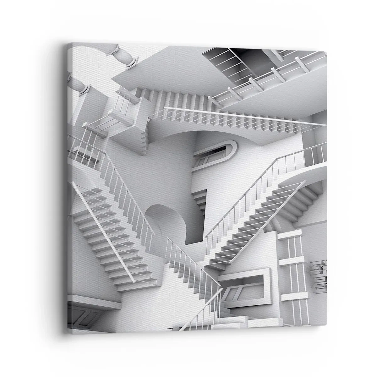 Lærredstryk - Billede på lærred - Rummets paradokser - 40x40 cm