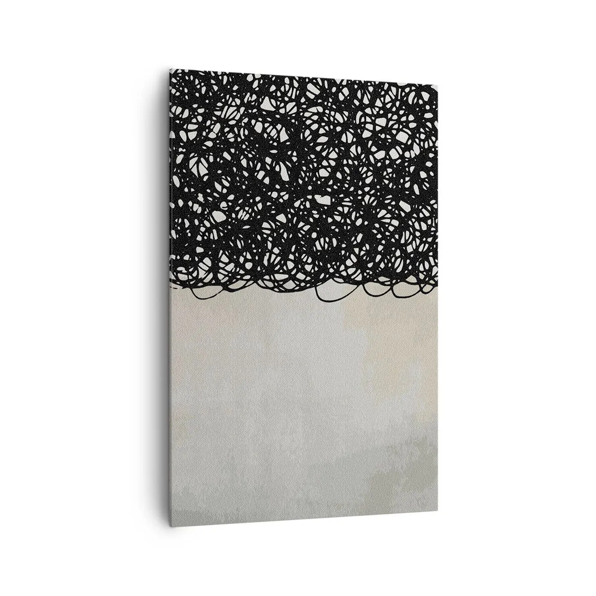 Lærredstryk - Billede på lærred - En hvirvlende abstraktion - 80x120 cm