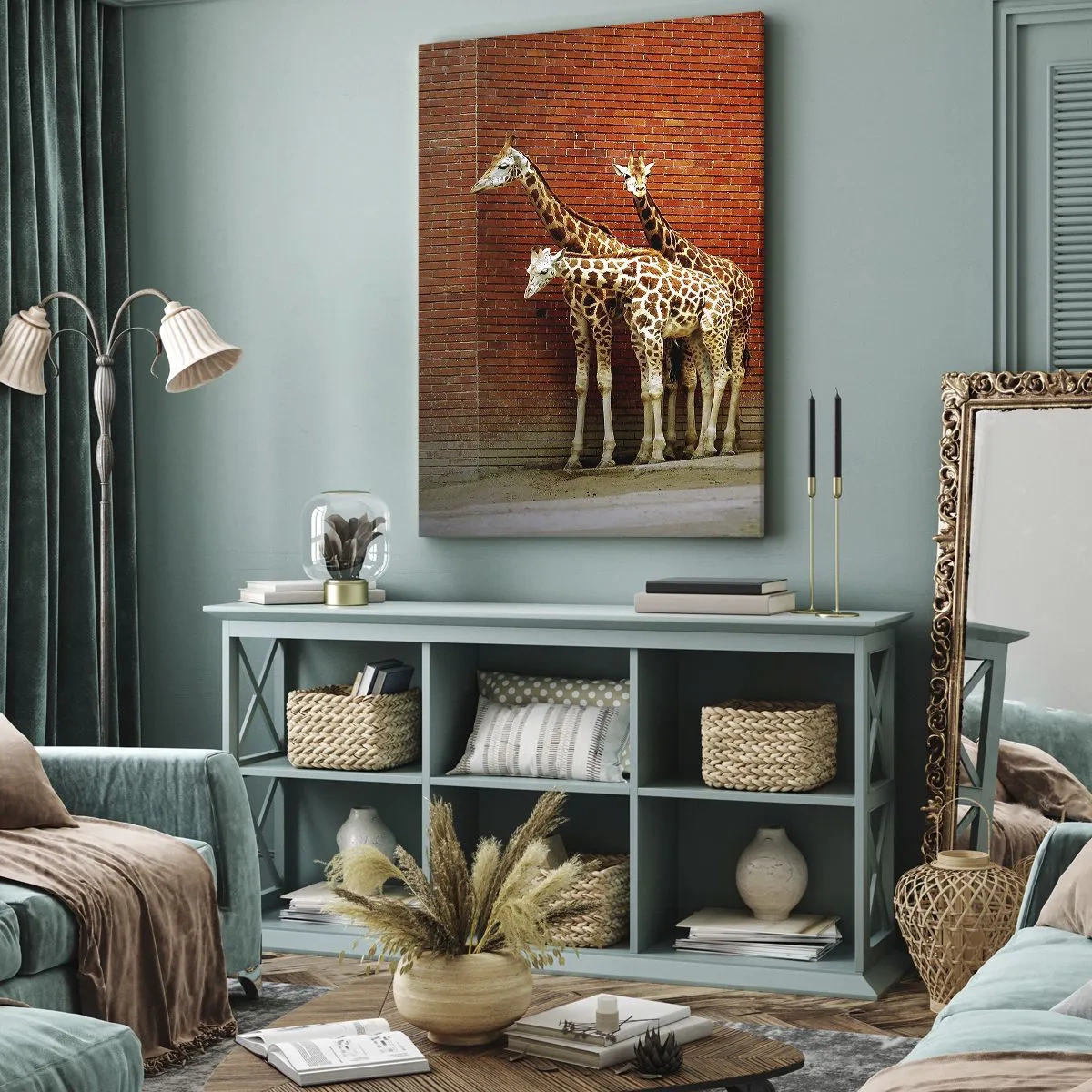 Lærredstryk - Billede på lærred - Kan du se nogen akacie? - 50x70 cm