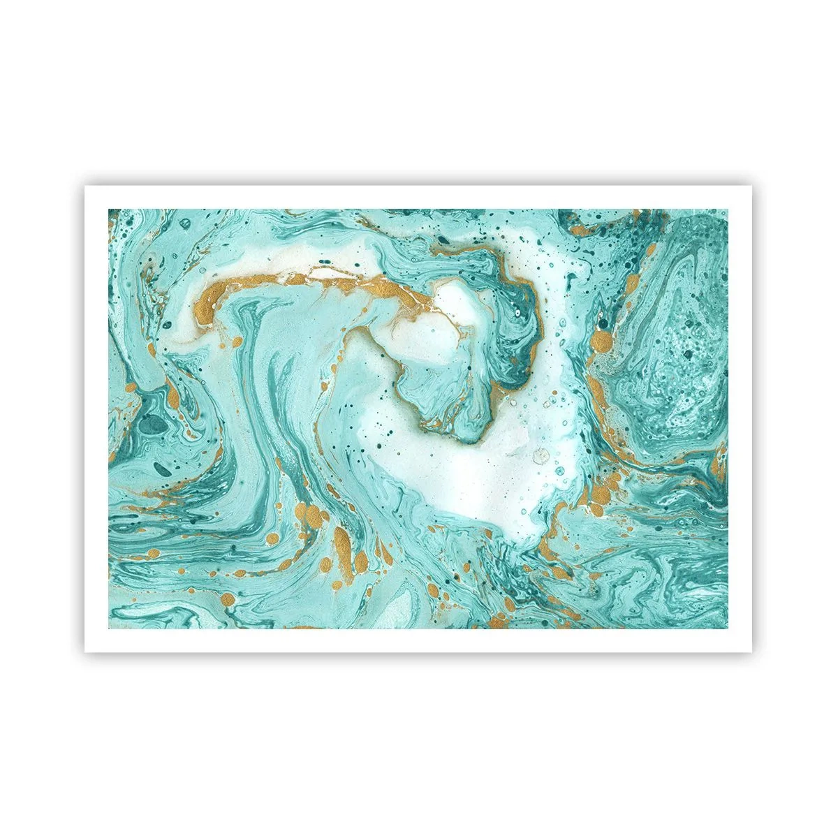Plakat - Under den store bølge i Edo-perioden - 100x70 cm