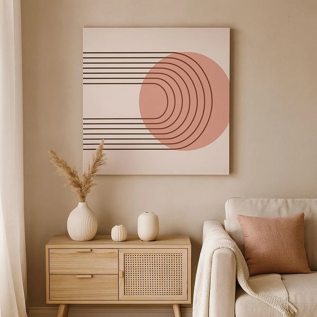 Lærredstryk - Billede på lærred - Uimodståelig tiltrækningskraft - 30x30 cm