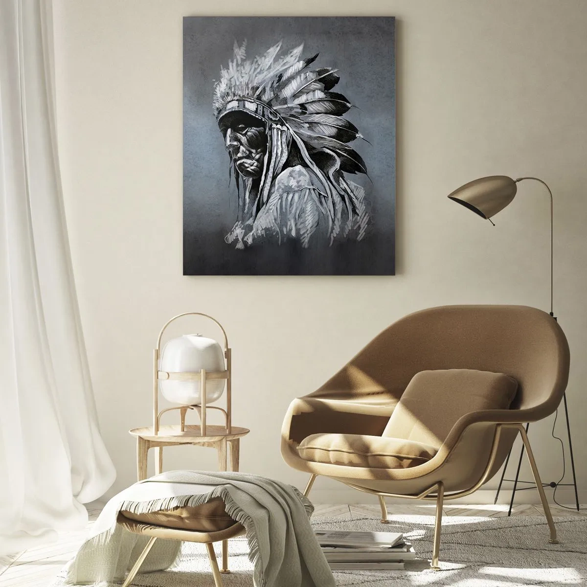 Billede på glas - Tilbage til rødderne - 50x70 cm