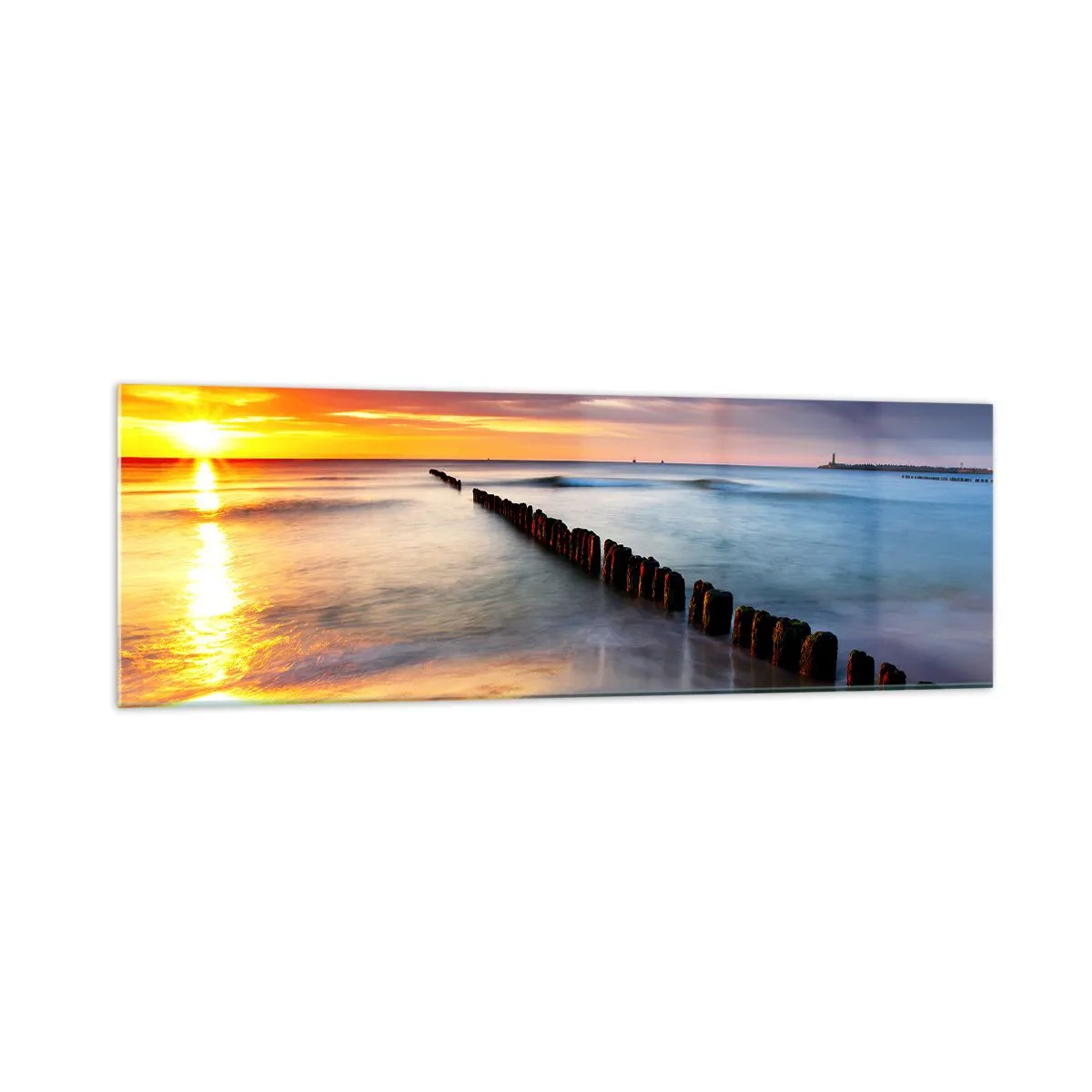 Billede på glas - Lyt til stilheden - 160x50 cm