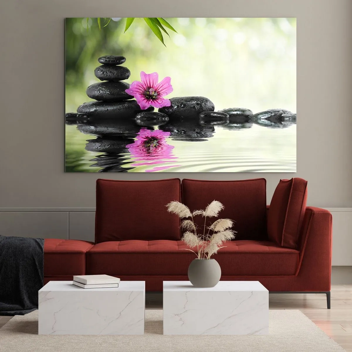 Billede på glas - Tid til sjælen - 120x80 cm