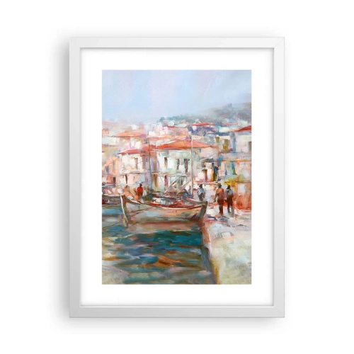 Plakat i hvid ramme - Pastelfarvede helligdage - 30x40 cm