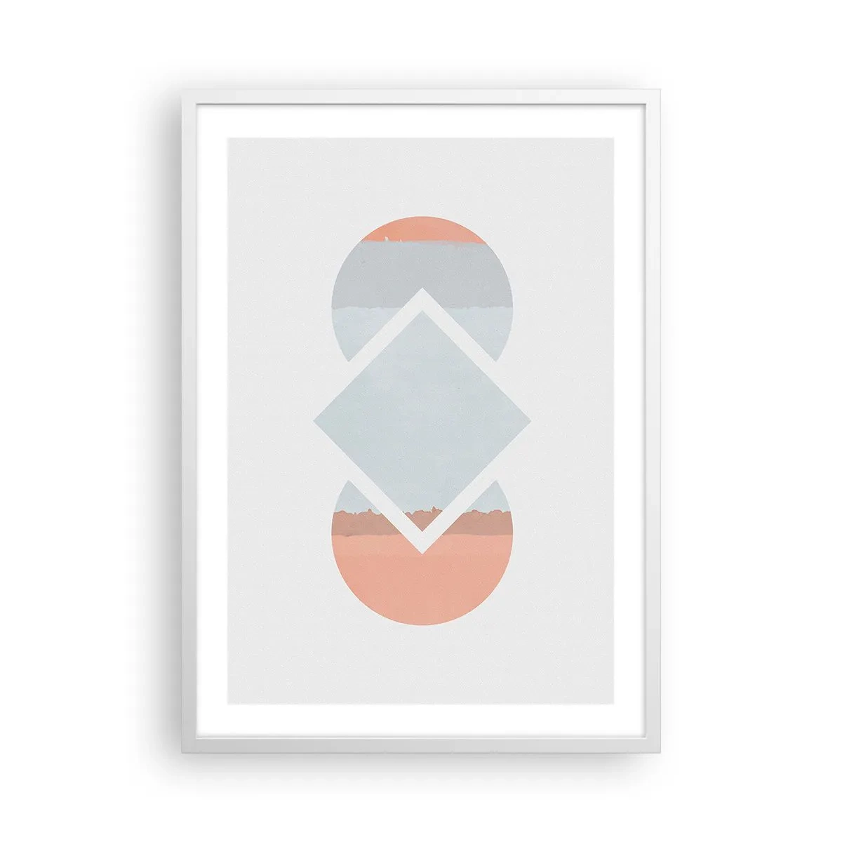 Plakat i hvid ramme - Situationen er klar - 50x70 cm