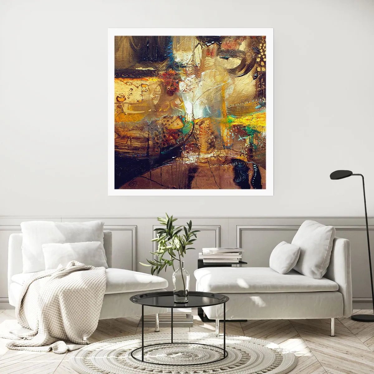 Plakat - Kold, varm, meget varm - 30x30 cm