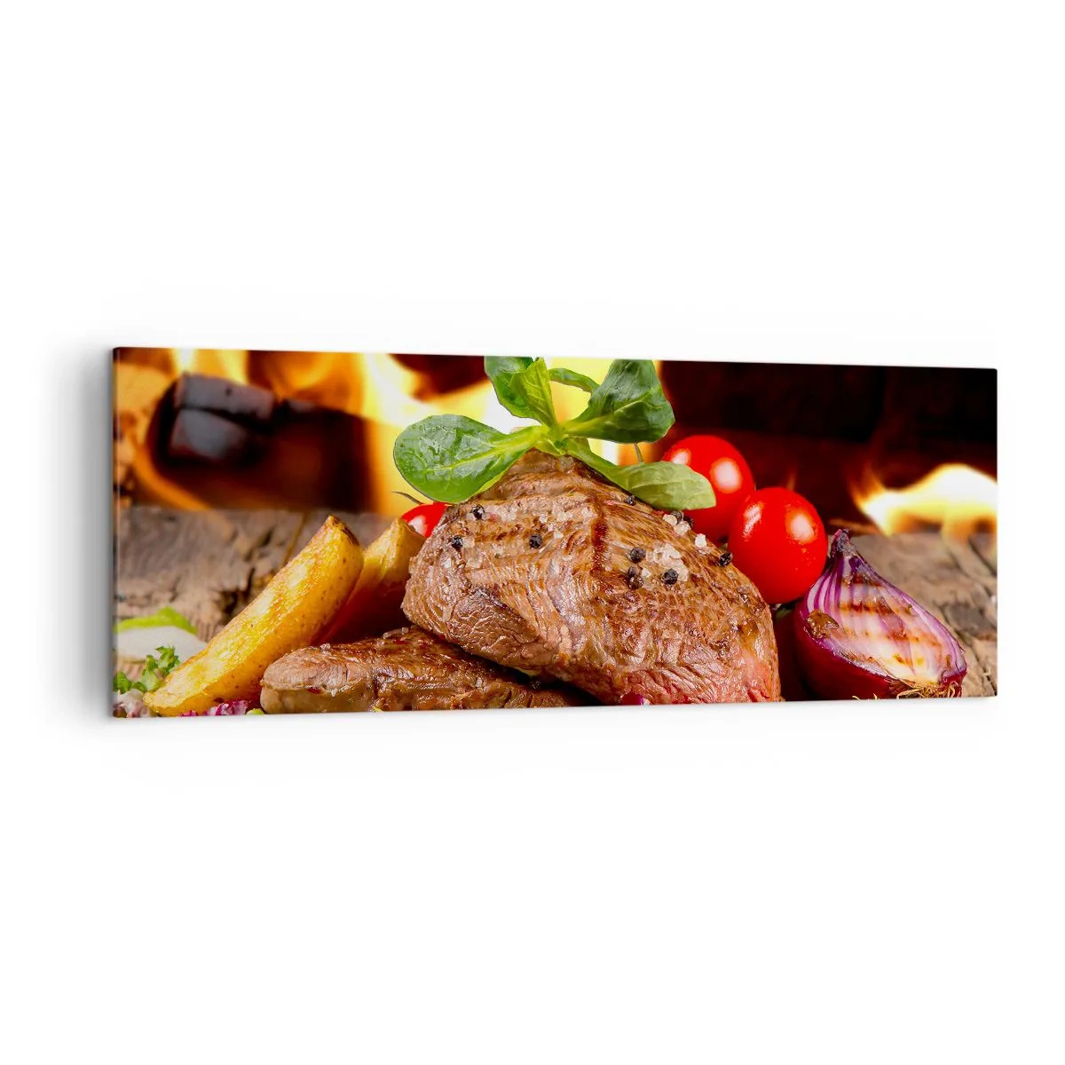 Lærredstryk - Billede på lærred - Fremkaldt med varme - 140x50 cm