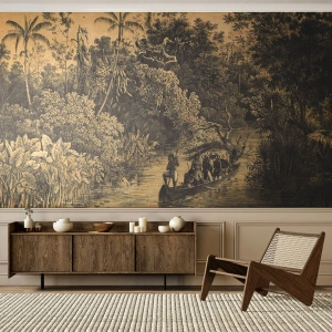 Fototapet Standard Eco - Rejsen til kilden - Jungle, Amazonia, Troperne - 250x175 cm