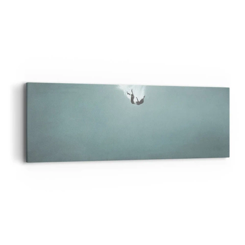 Lærredstryk - Billede på lærred - I havets favntag - 90x30 cm