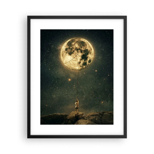 Plakat i sort ramme - En, der stjal månen - 40x50 cm