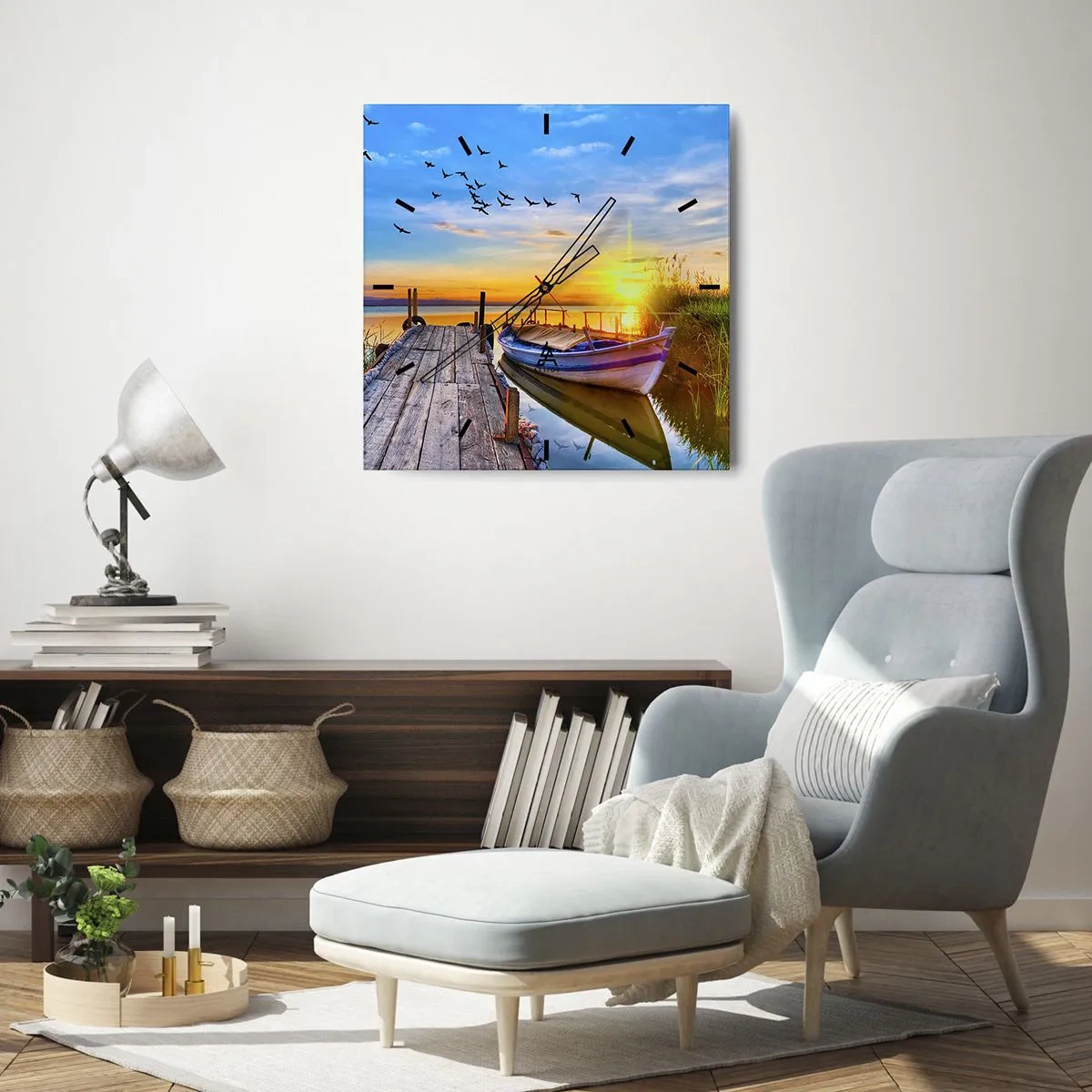 Vægur, Uret - Farvel, indtil i morgen - 40x40 cm