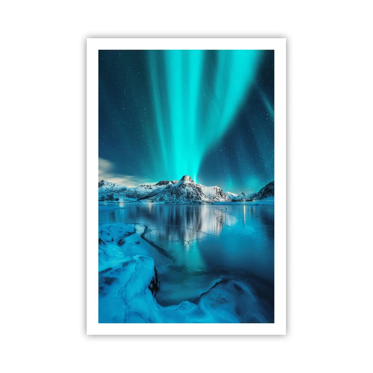 Plakat - Nat med lys - 61x91 cm