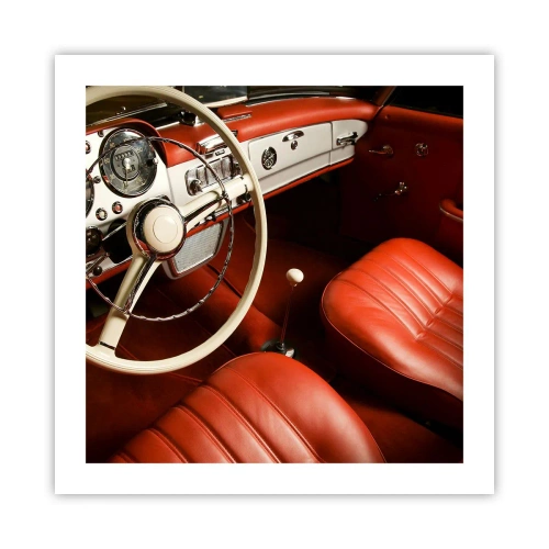 Plakat - Luksus i vintage stil - 50x50 cm