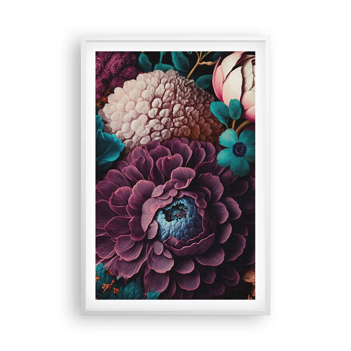 Plakat i hvid ramme - Natur i overflod - 61x91 cm
