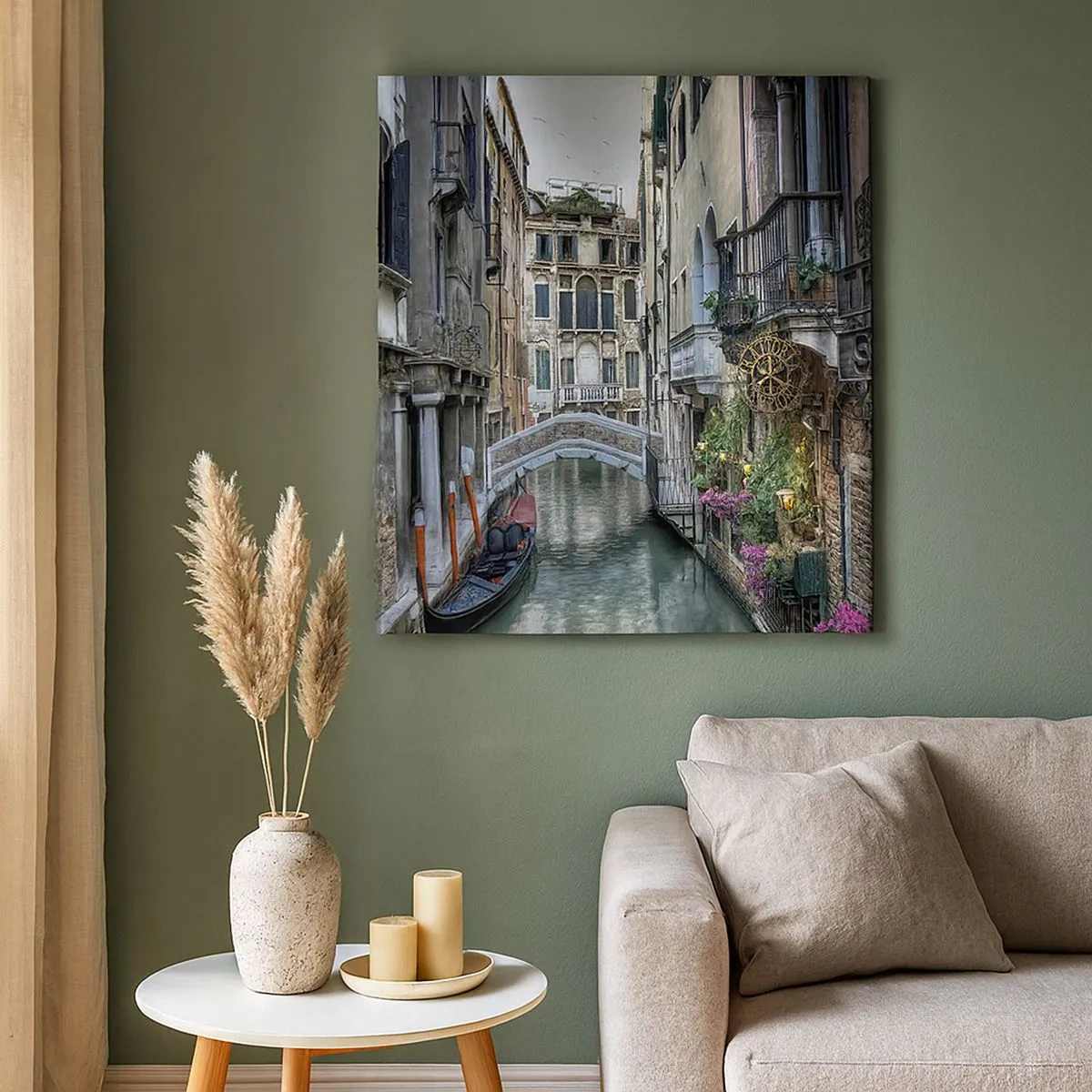 Lærredstryk - Billede på lærred - I århundreder i tavs drømmeri - 30x30 cm