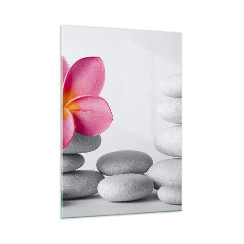 Billede på glas - Sten på sten, og på denne sten... - 50x70 cm