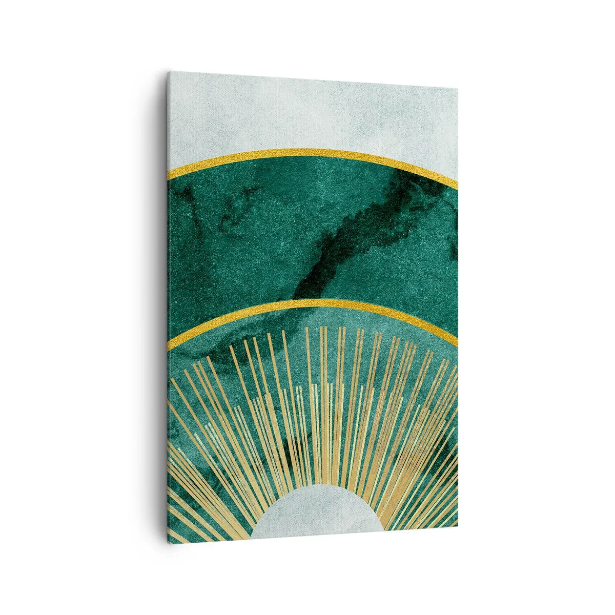 Lærredstryk - Billede på lærred - Et anderledes solsystem - 70x100 cm