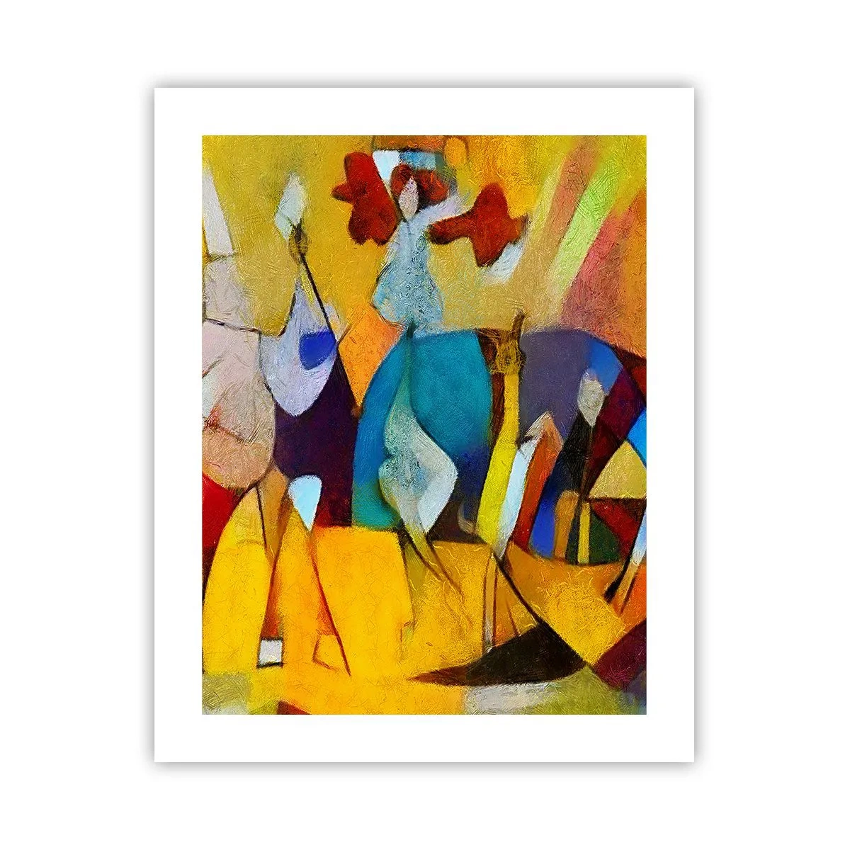 Plakat - Sol - liv - glæde - 40x50 cm