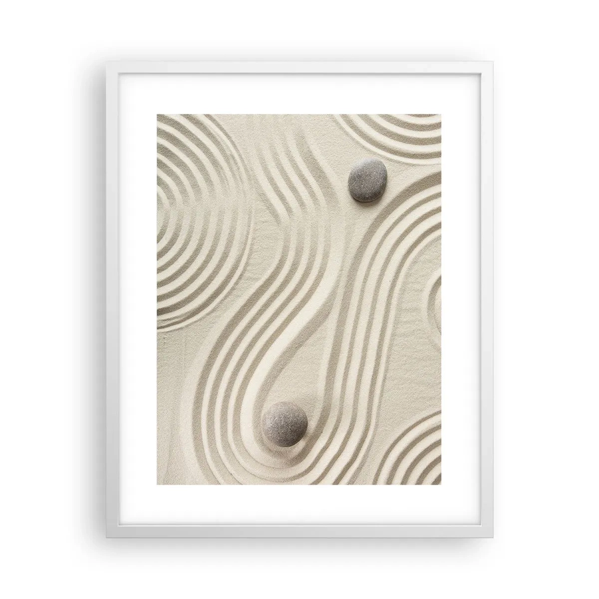 Plakat i hvid ramme - Et strejf af varme - 40x50 cm