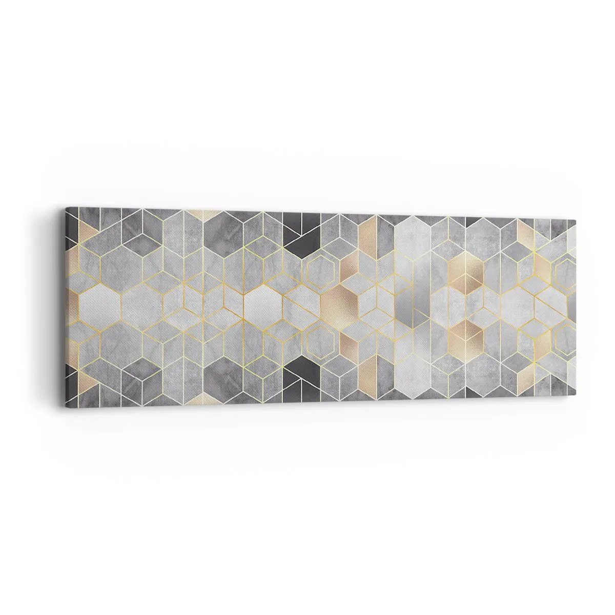 Lærredstryk - Billede på lærred - Sammensætning af diamanter - 90x30 cm