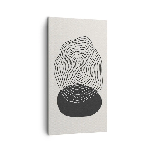 Lærredstryk - Billede på lærred - Varighed og vibration - 45x80 cm