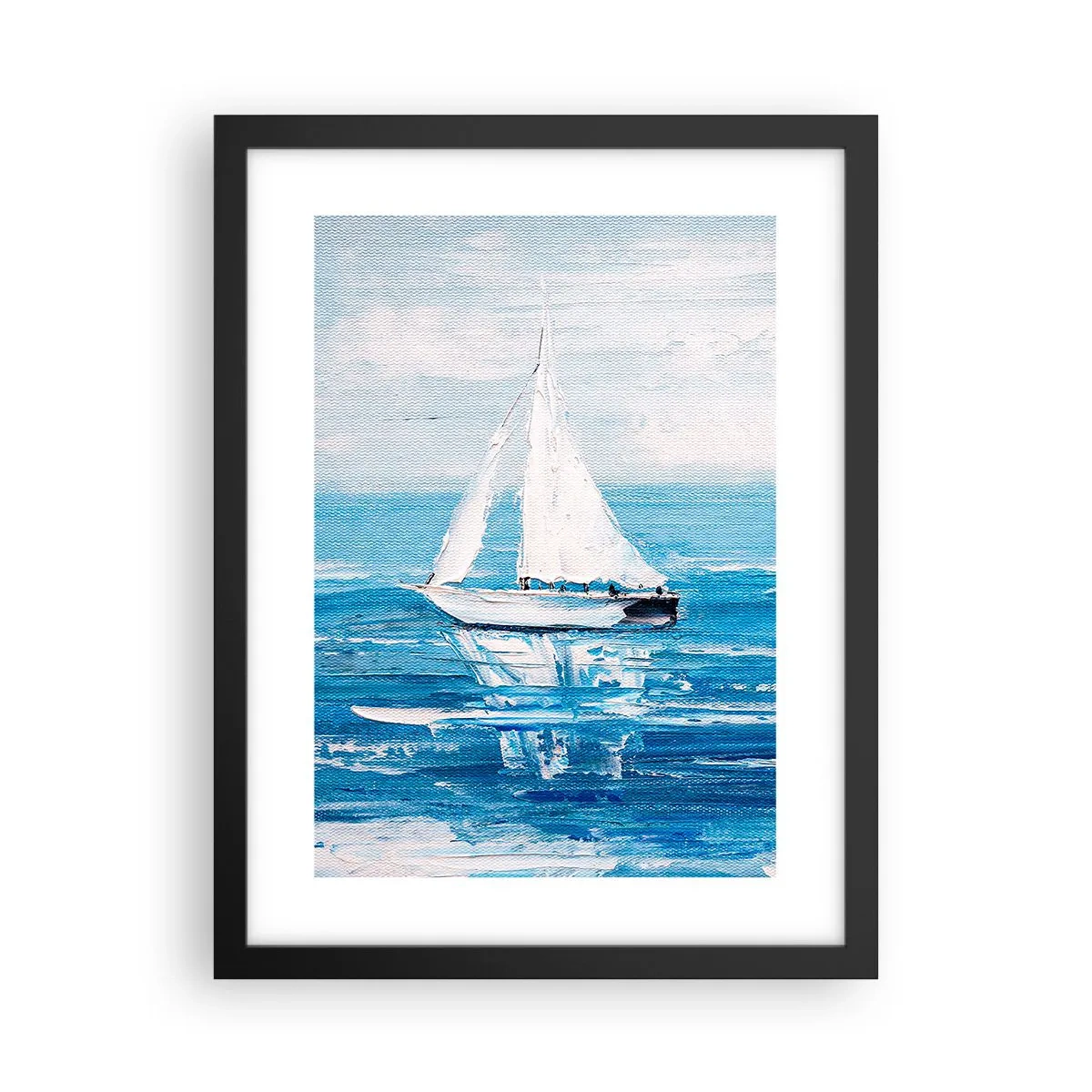 Plakat i sort ramme - Med en ven ved din side - 30x40 cm