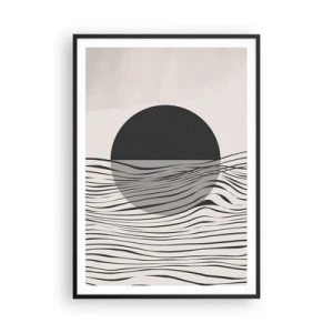 Plakat i sort ramme - Halvkomposition - 70x100 cm