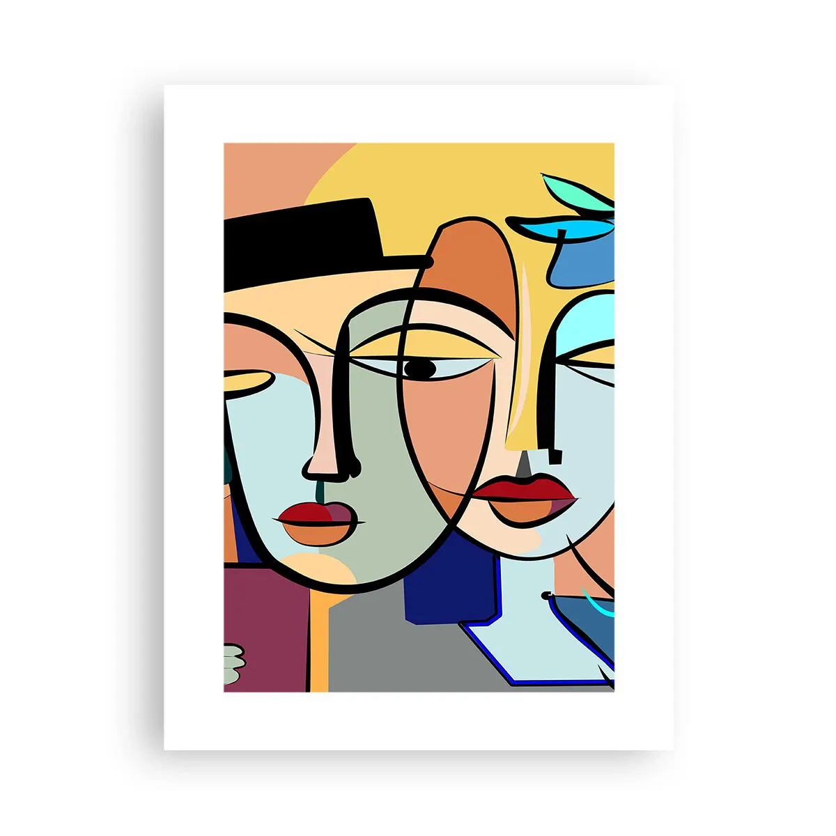Plakat - Picassos randez vous - 30x40 cm