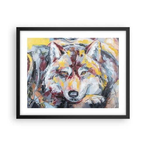 Plakat i sort ramme - Fred blandt kære - 50x40 cm