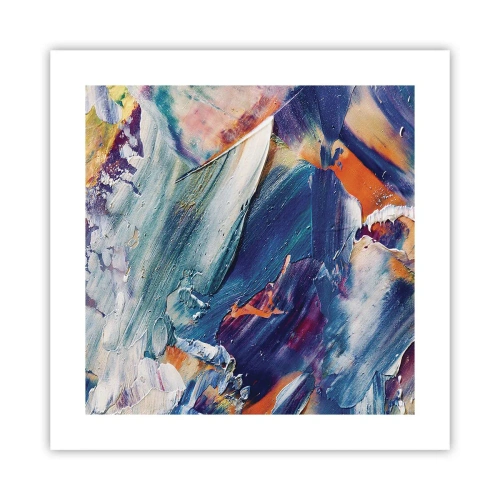 Plakat - Forvirring af farver - 40x40 cm