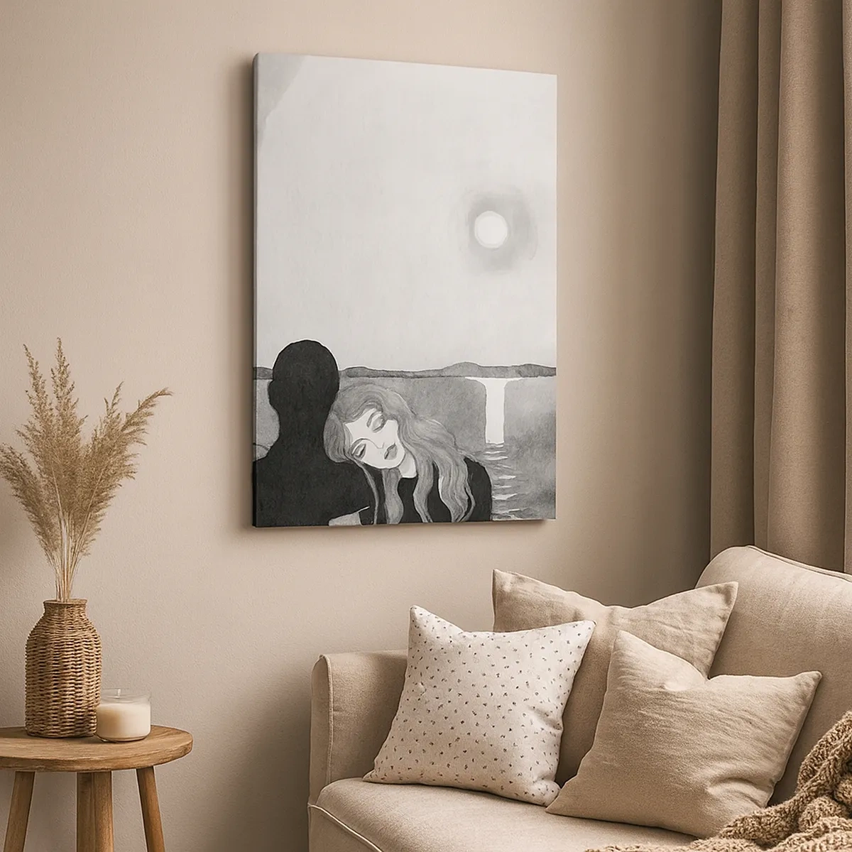 Lærredstryk - Billede på lærred - Altid et mysterium - 50x70 cm