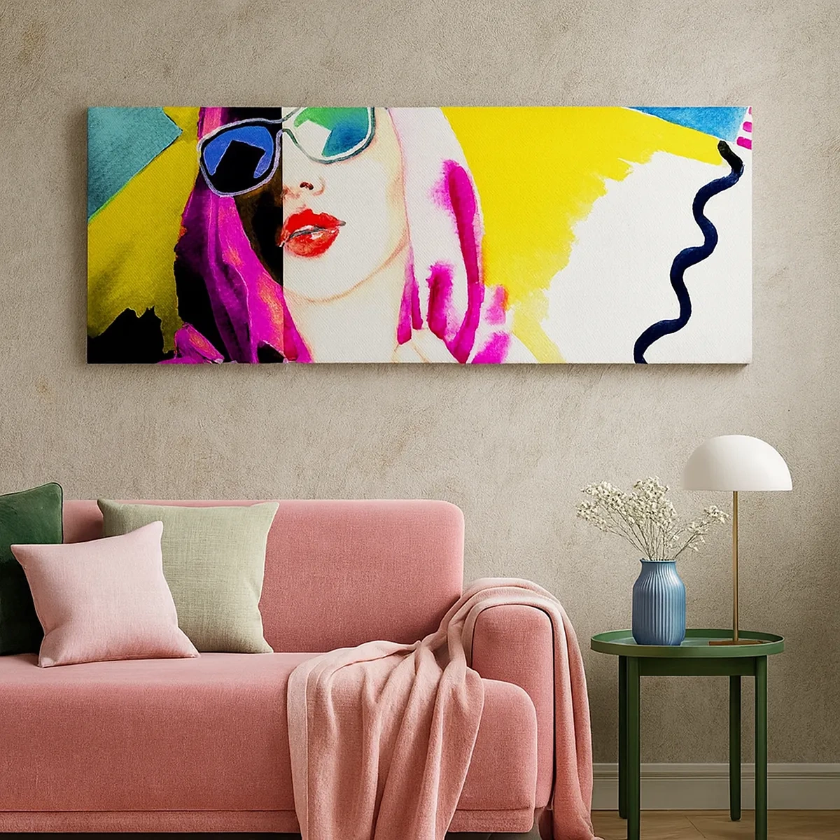 Lærredstryk - Billede på lærred - Jeg er ikke hvid, og jeg er ikke sort - 30x30 cm