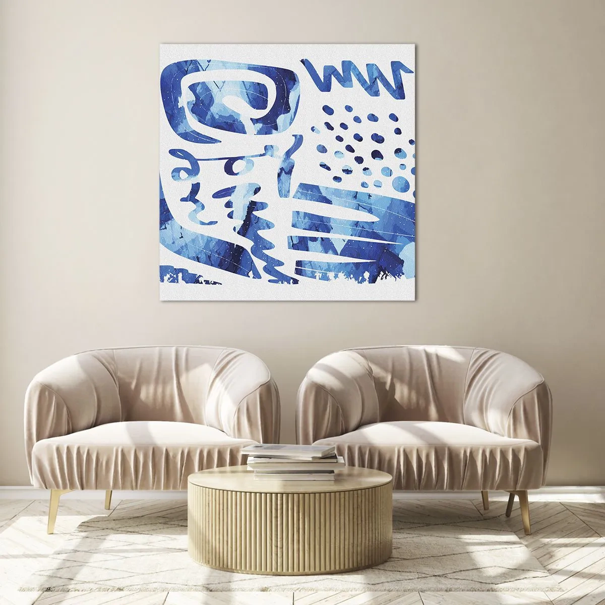 Billede på glas - Tilbage til rødderne - 70x70 cm