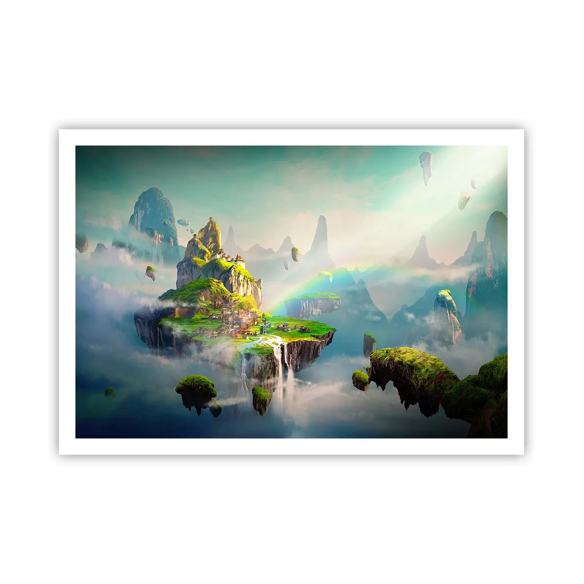 Plakat - Midden - lykkelige øer - 100x70 cm