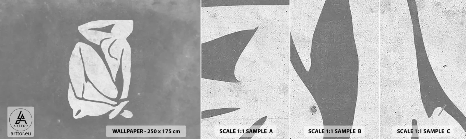 Fototapet Prøve Standard Eco - I drømmerier - Minimalistisk, Handling, Delikat - 100x30 cm