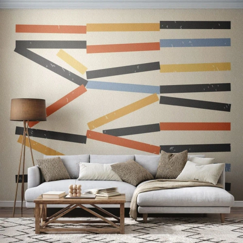 Fototapet Selvklæbende Deluxe Sticker - Vandret komposition - Minimalisme, Hipster, Nutidige - 350x256 cm