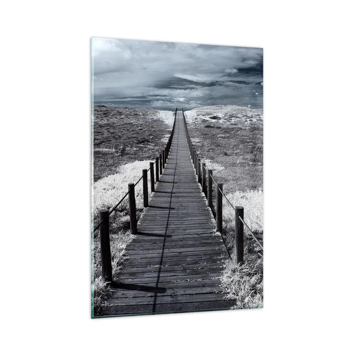 Billede på glas - Lige ved kysten - 80x120 cm