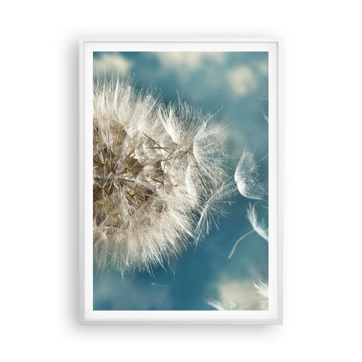 Plakat i hvid ramme - En engels åndedræt - 70x100 cm