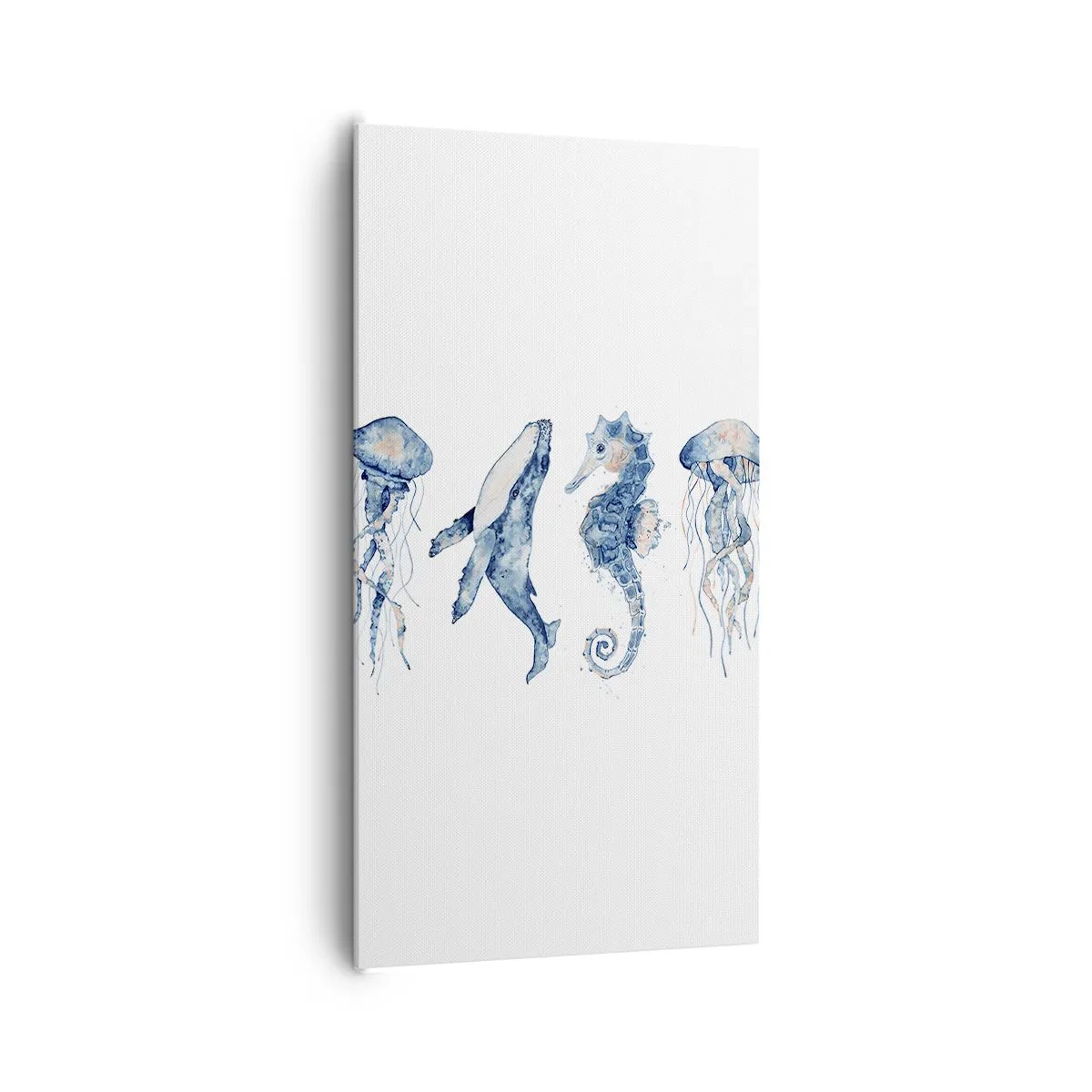 Lærredstryk - Billede på lærred - Havets vidundere - 65x120 cm