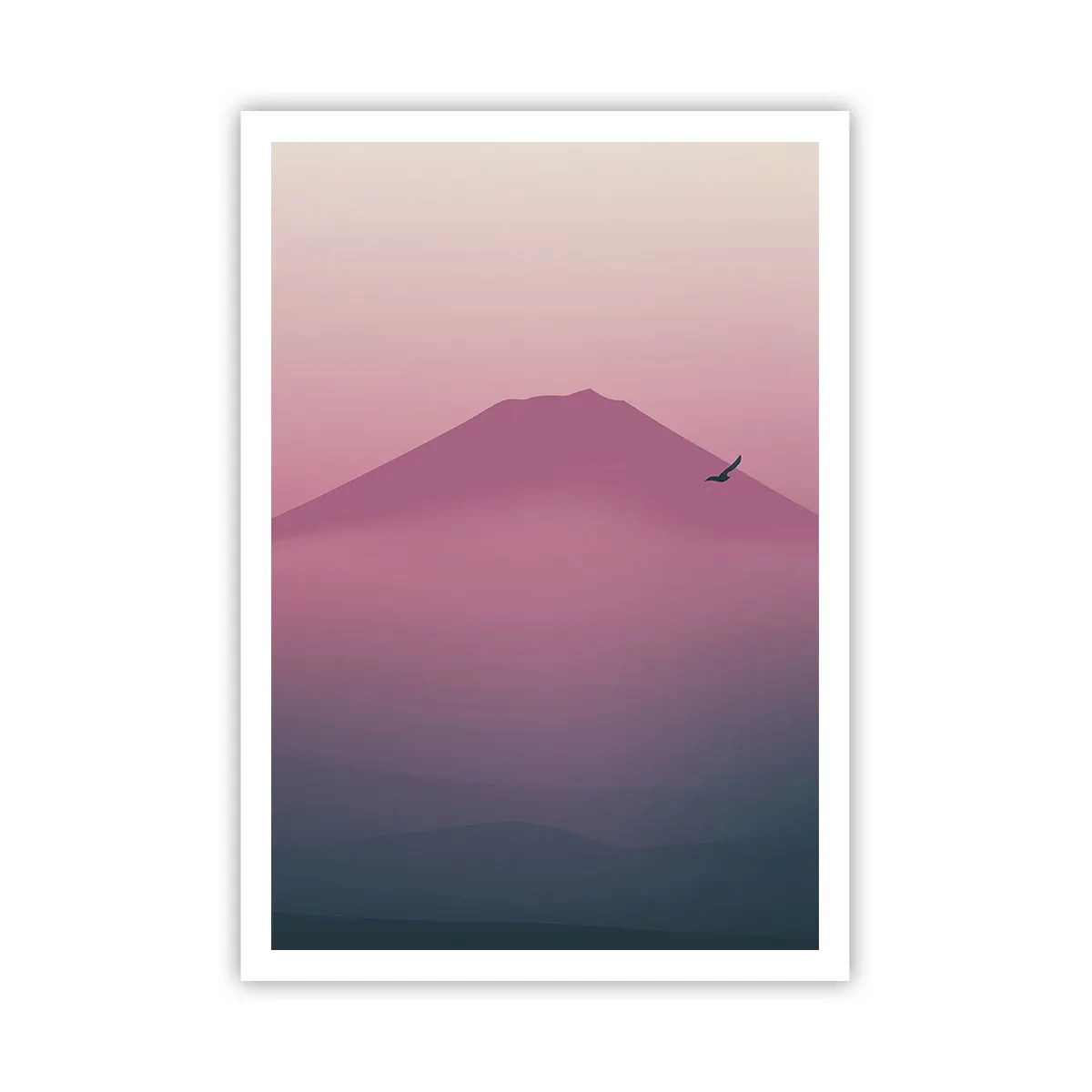 Plakat - Vandrer over skyerne - 70x100 cm