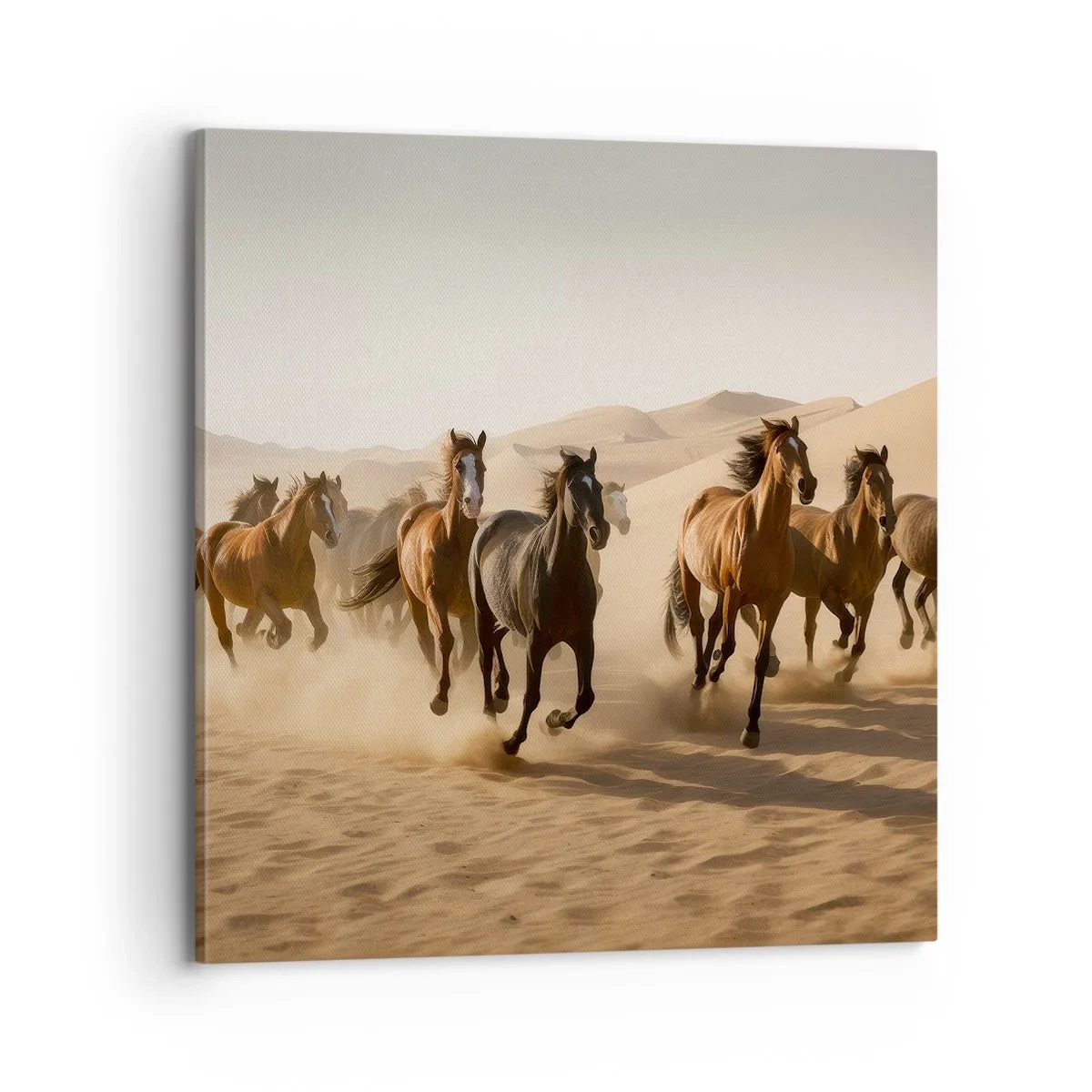 Lærredstryk - Billede på lærred - Fri som vinden - 70x70 cm