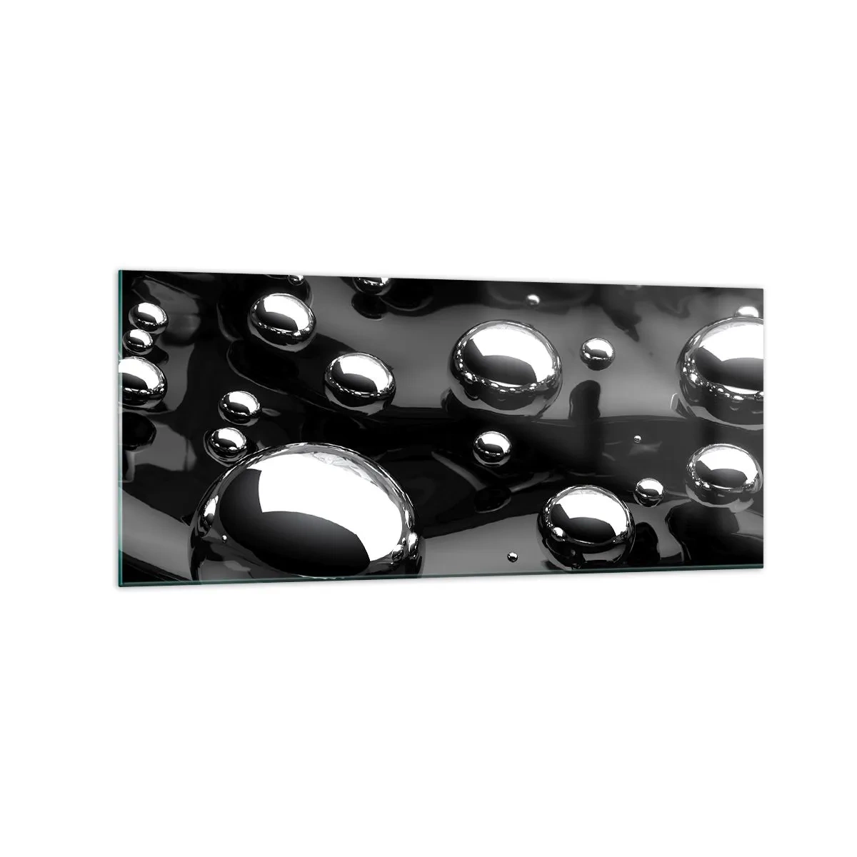 Billede på glas - Fra de sorte dybder - 120x50 cm