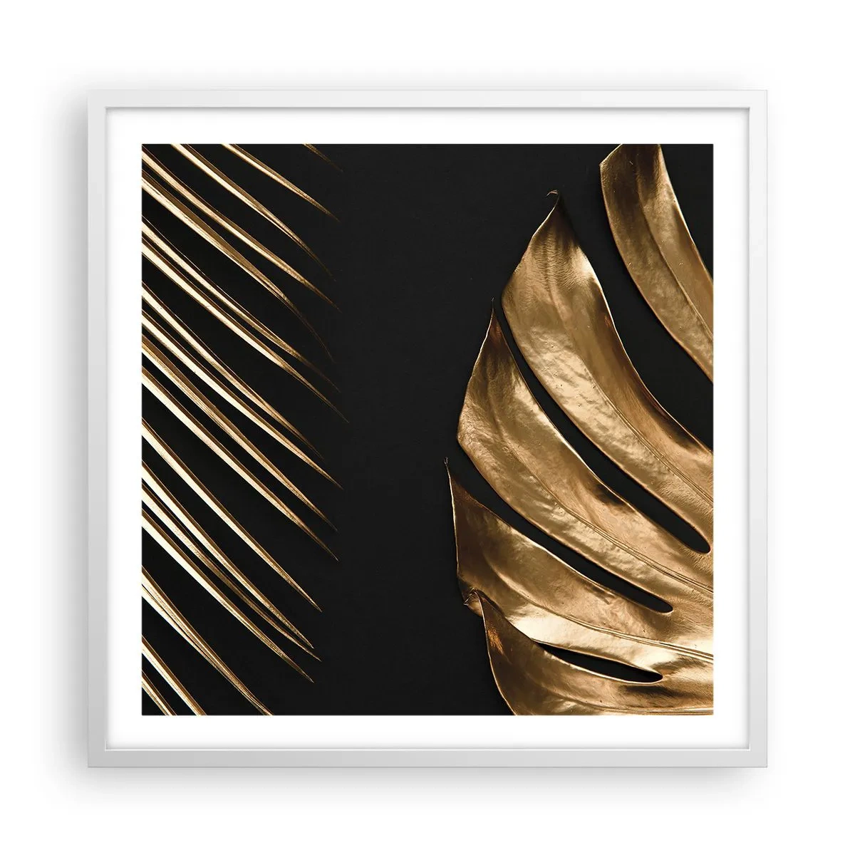 Plakat i hvid ramme - Forskellige, og lige dyre - 60x60 cm