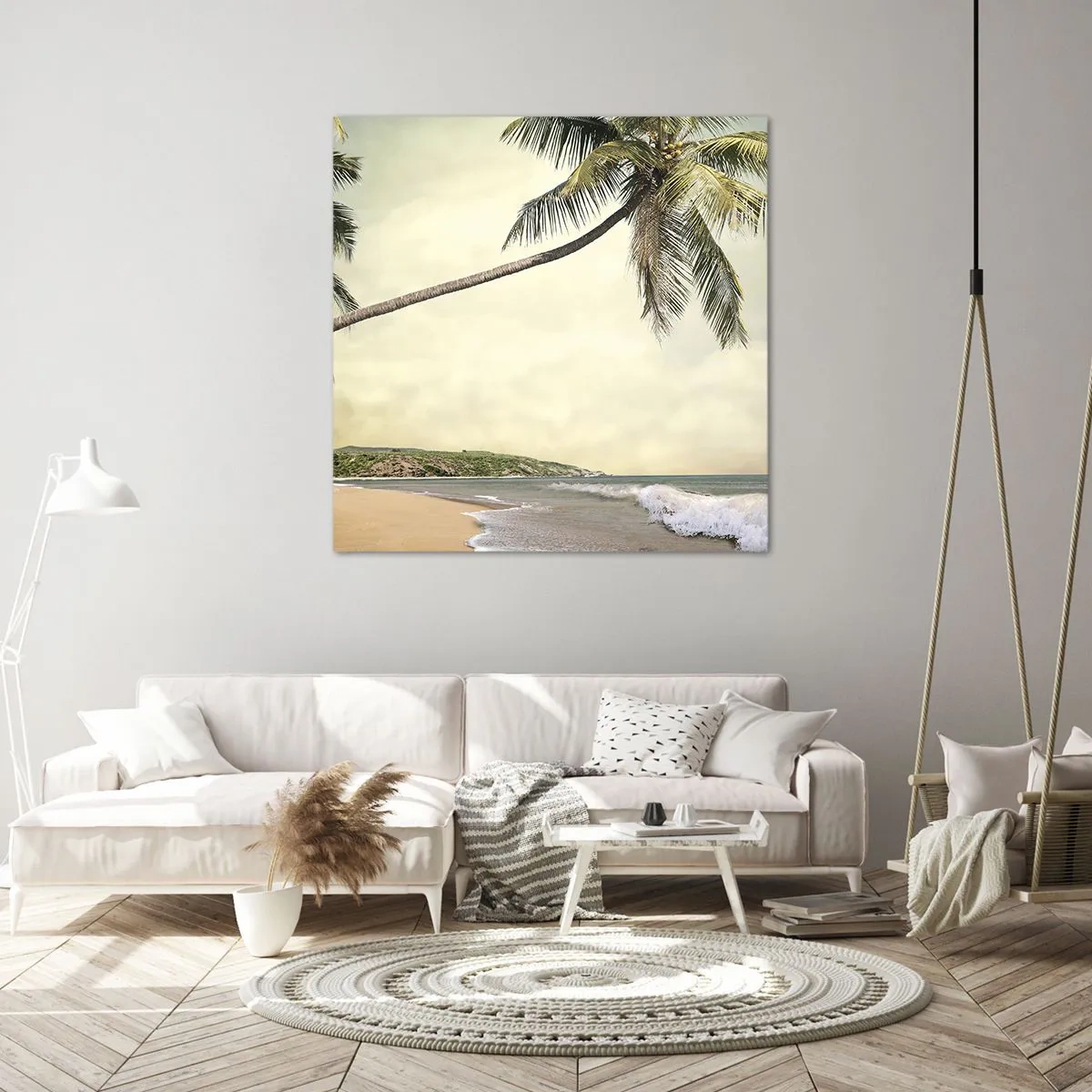 Lærredstryk - Billede på lærred - En tropisk drøm - 60x60 cm