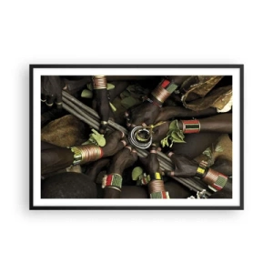 Plakat i sort ramme - Vi er sammen - 91x61 cm