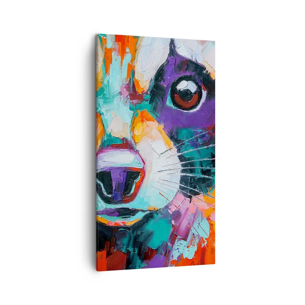 Lærredstryk - Billede på lærred - Kun gode følelser - 45x80 cm