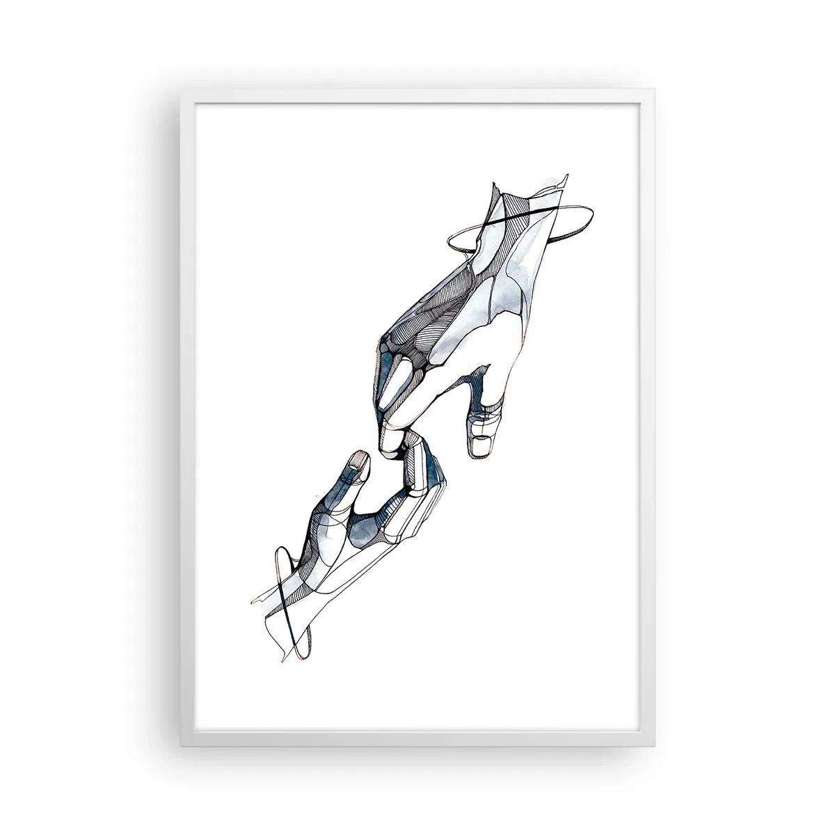 Plakat i hvid ramme - En god gestus - 50x70 cm