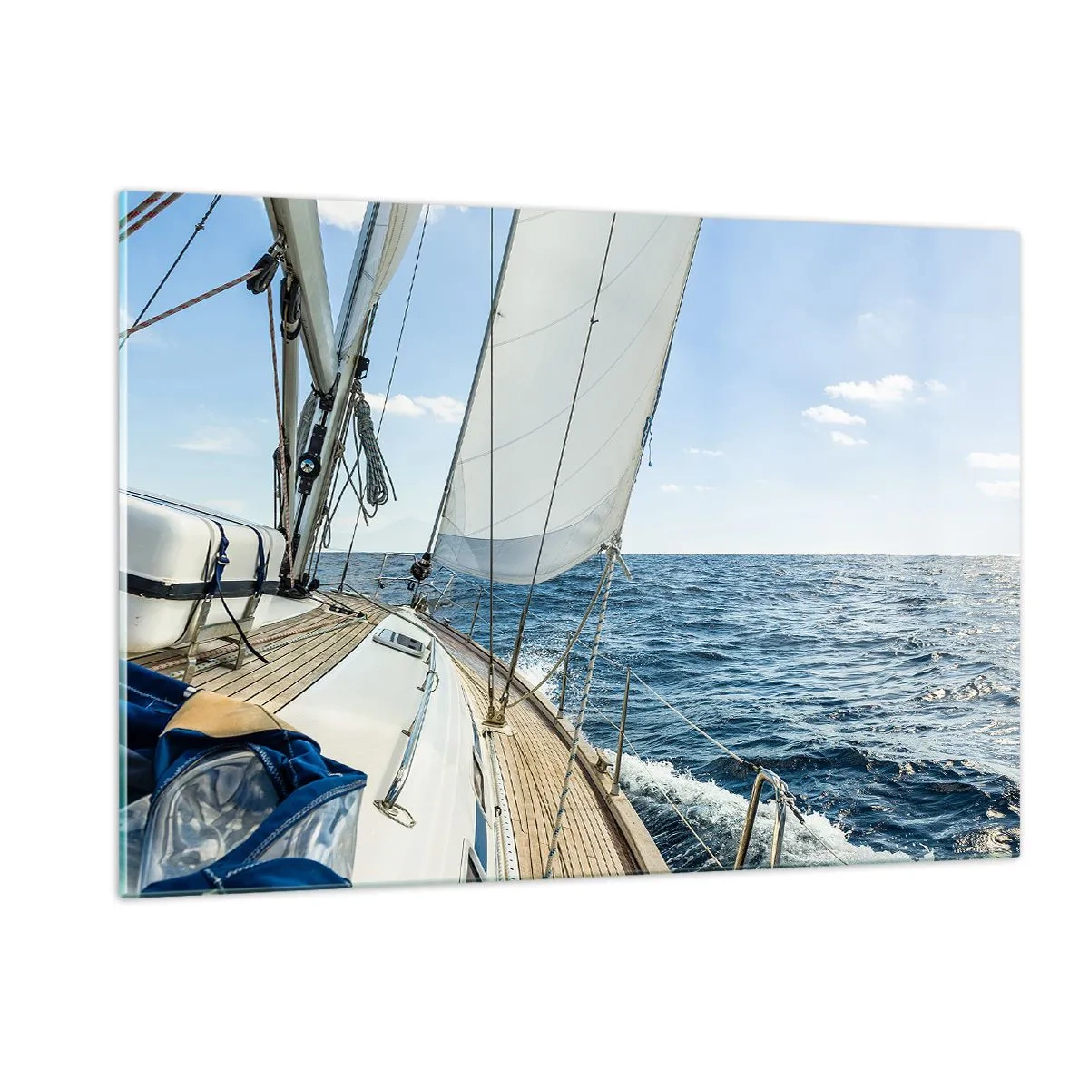 Billede på glas - Ahoj , eventyr - 120x80 cm